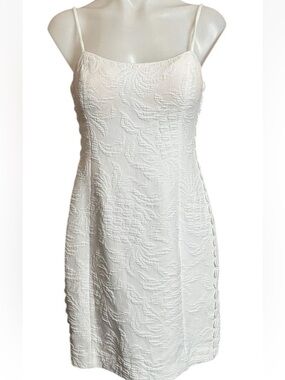 Lilly Pulitzer White Dress with Pink LabelA0029 New without Tag
